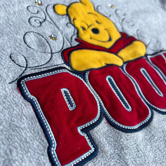 Disney Winnie the Pooh V-Neck Pullover Sweatshirt Sz L - Picture 5 of 5
